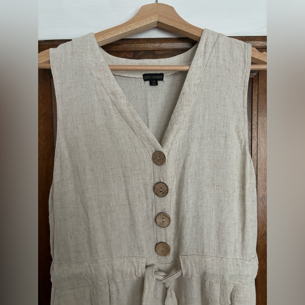COCO + CARMEN Linen Jumper